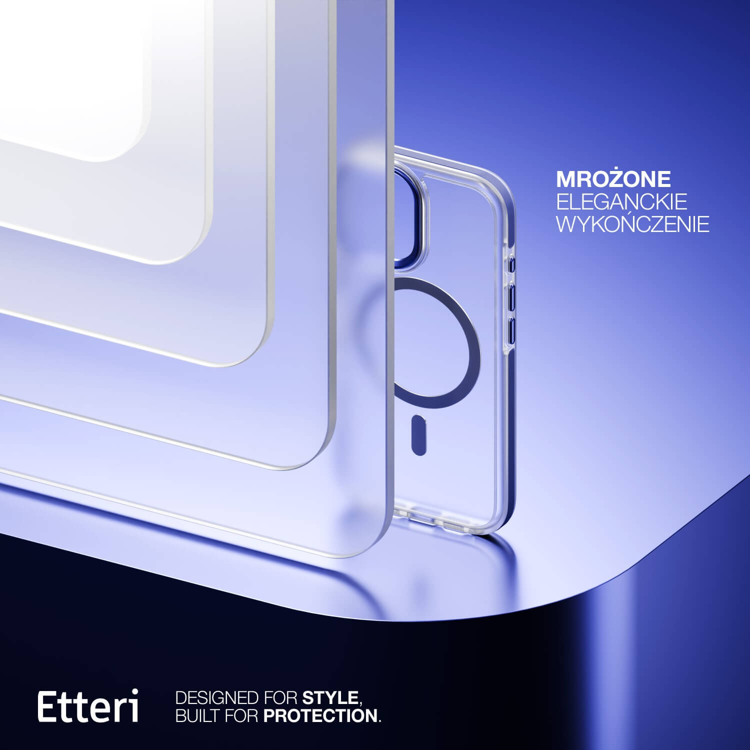 Etteri Icy Mag metalowe przyciski i wyspa aparatu